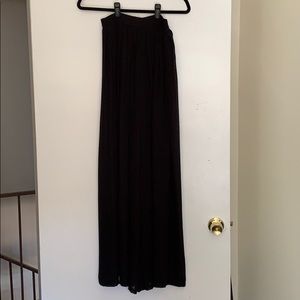 Black Pleated Pants / Skirt